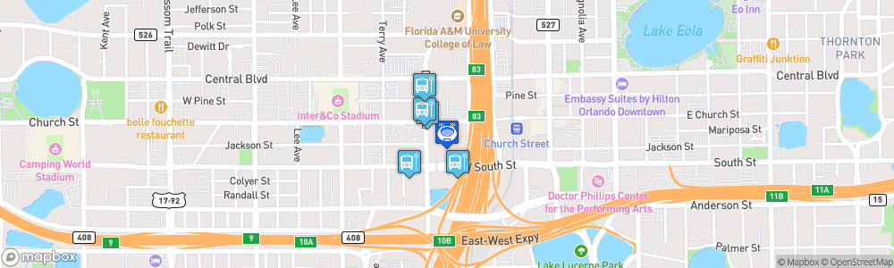 Static Map of Amway Center