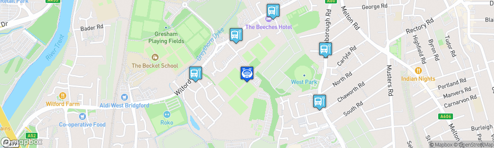 Static Map of The Nigel Doughty Academy