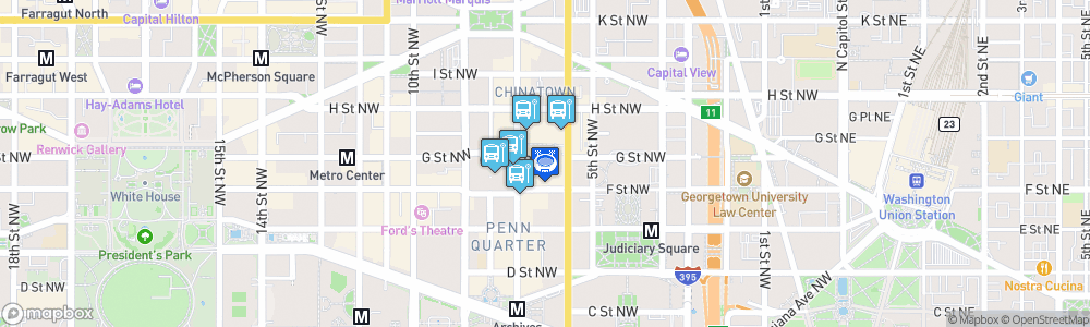 Static Map of Capital One Arena