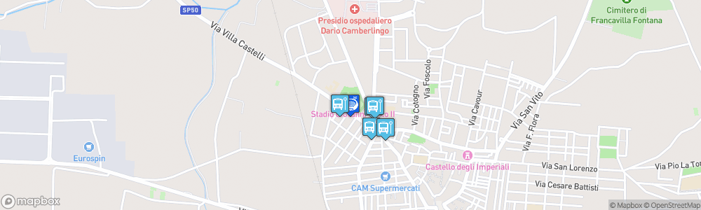 Static Map of Nuovarredo Arena