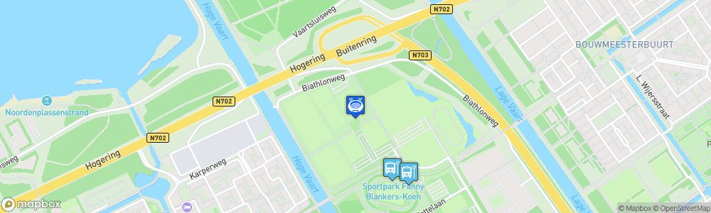 Static Map of Yanmar Stadion