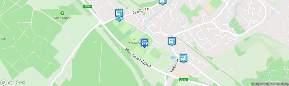 Static Map of Staplewood Campus