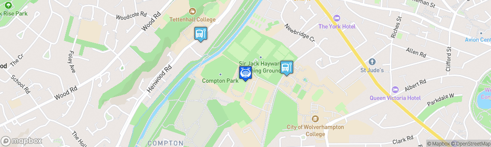 Static Map of Sir Jack Hayward Training Ground