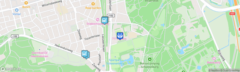 Static Map of Sportpark Schoonenberg