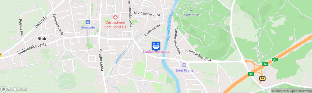Static Map of Stadion Domžale