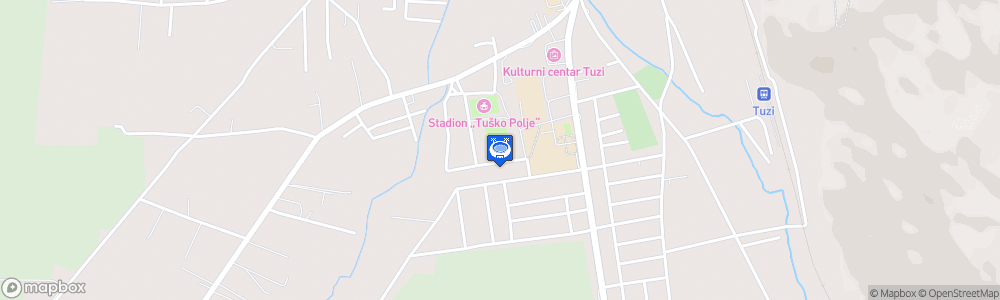 Static Map of Stadion Tuško Polje