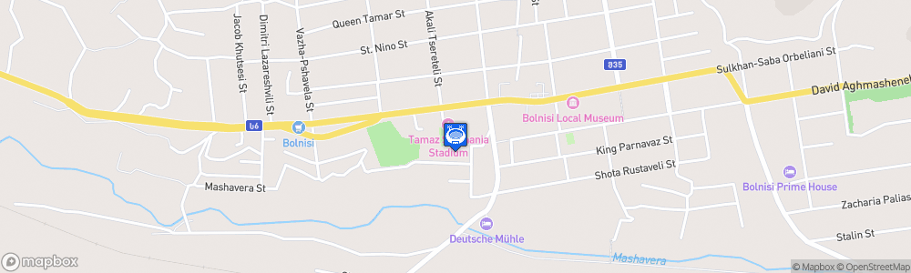 Static Map of Tamaz Stepania Stadium