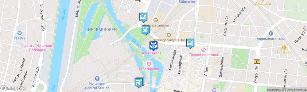 Static Map of Kolbenschmidt Arena