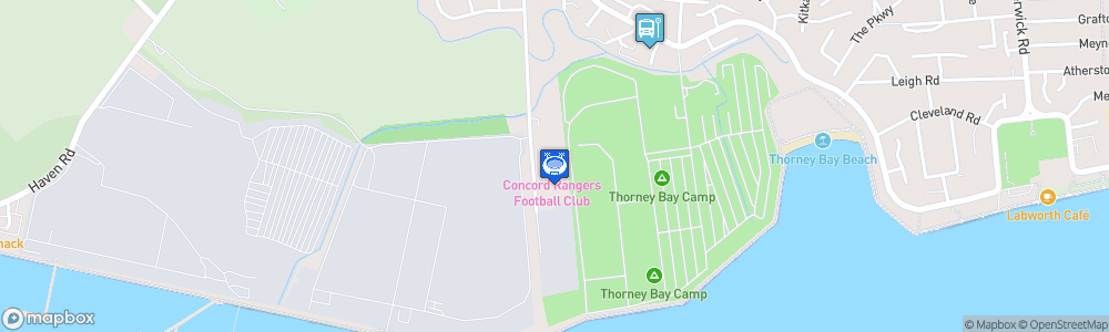 Static Map of Thames Road Stadium