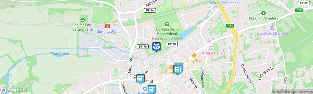 Static Map of Meadowbank Stadium