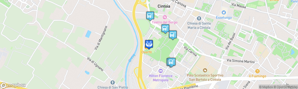 Static Map of Guelfi Sport Center