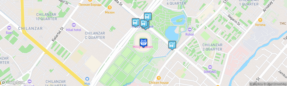 Static Map of Milliy stadioni