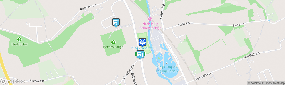 Static Map of The Orbital Fasteners Stadium