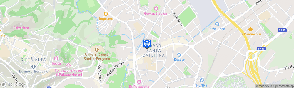 Static Map of Campo di Calcio Pasquale Signorelli