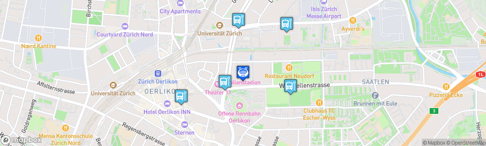 Static Map of Hallenstadion