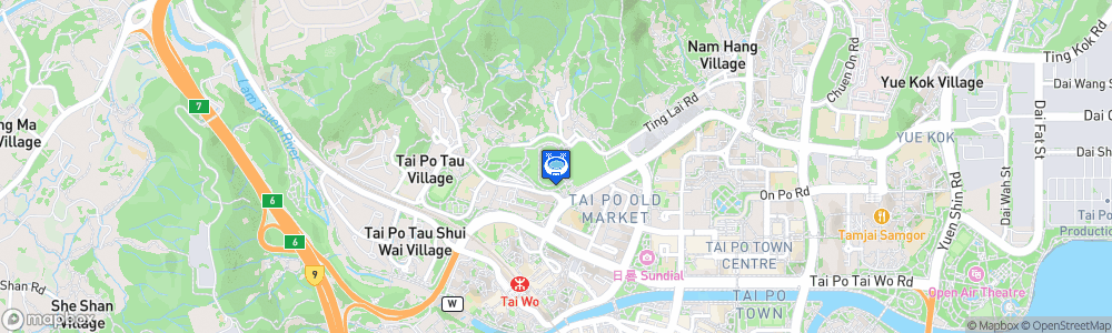 Static Map of Tai Po Sports Ground