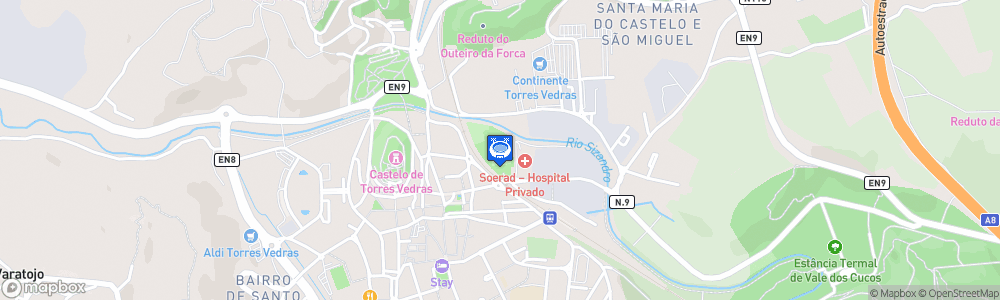 Static Map of Estádio Manuel Marques