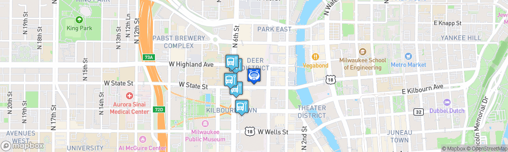 Static Map of BMO Harris Bradley Center