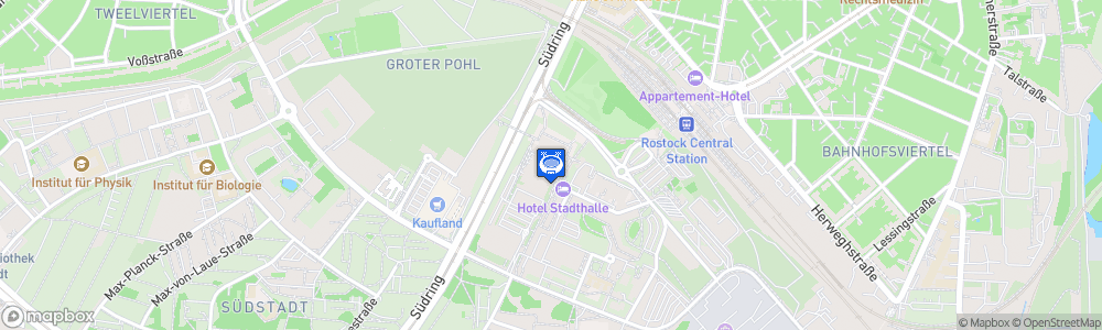 Static Map of Stadthalle Rostock
