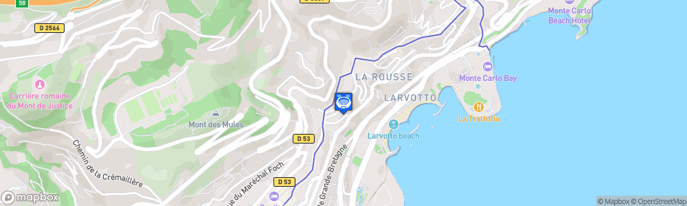 Static Map of Gymnase de l'Annonciade