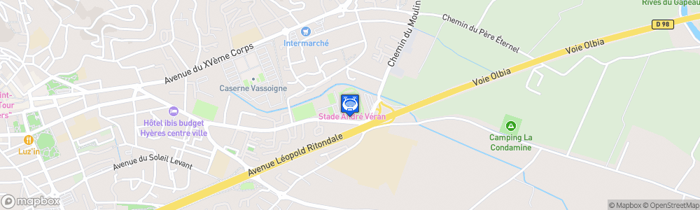 Static Map of Stade André Véran