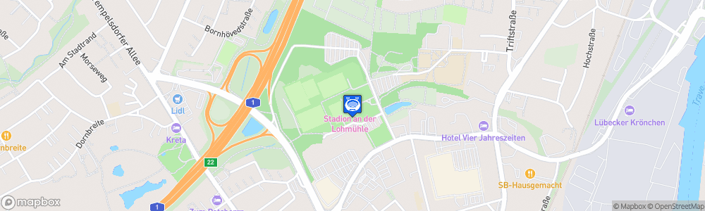 Static Map of Stadion Lohmühle