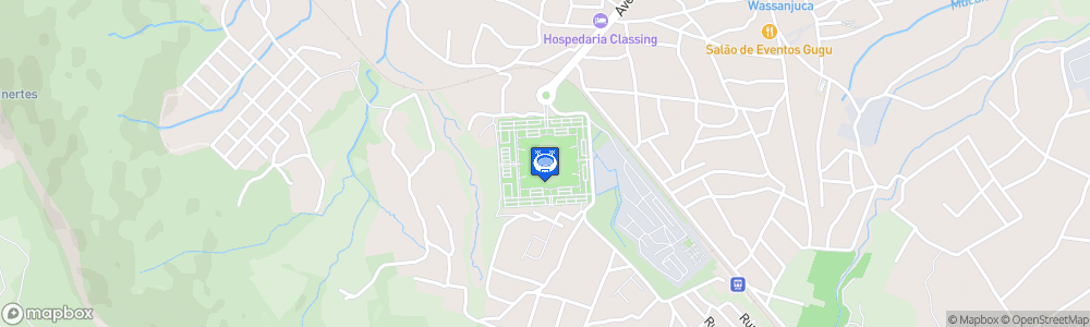 Static Map of Estádio Nacional da Tundavala