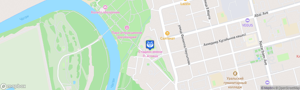 Static Map of Petr Atoyan Stadium