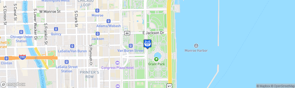 Static Map of Chicago Street Course