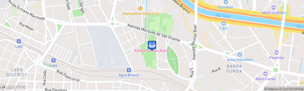Static Map of Estádio Nicolau Alayon