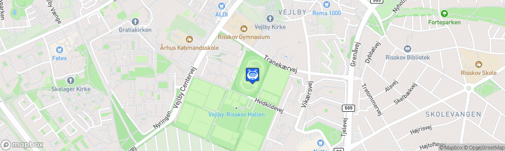 Static Map of Vejlby Stadion