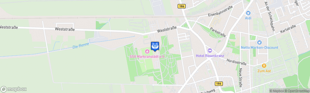 Static Map of Stadion Am Bad Grossfeld