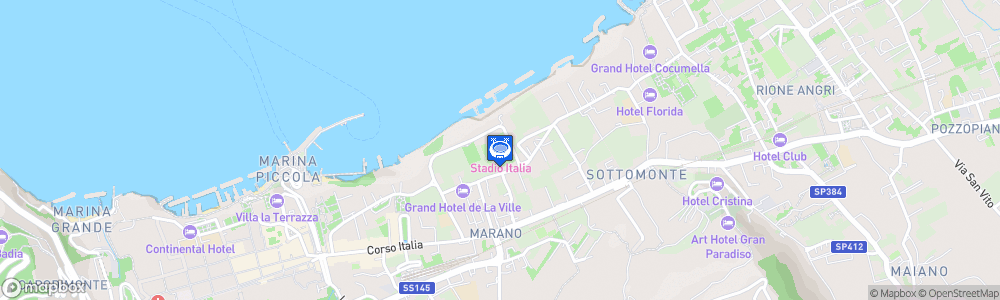 Static Map of Stadio Italia