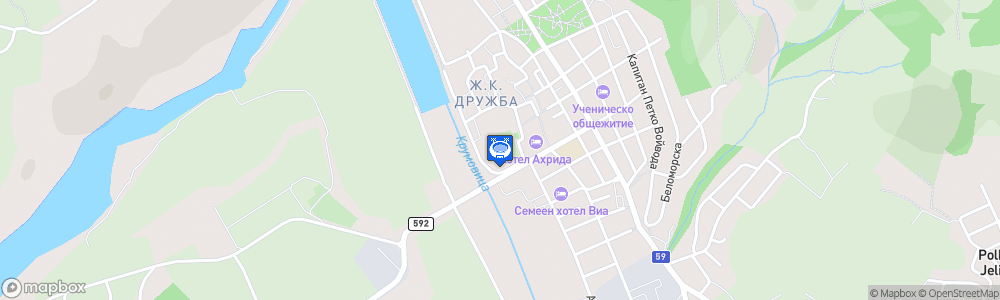 Static Map of Krumovgrad Stadium