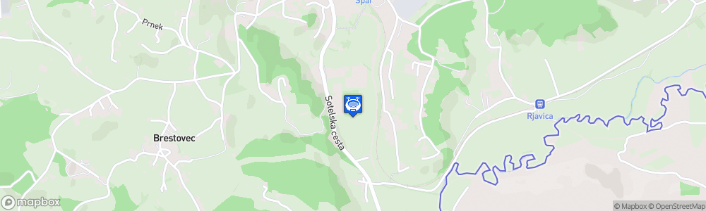 Static Map of Rogaška Slatina Stadion