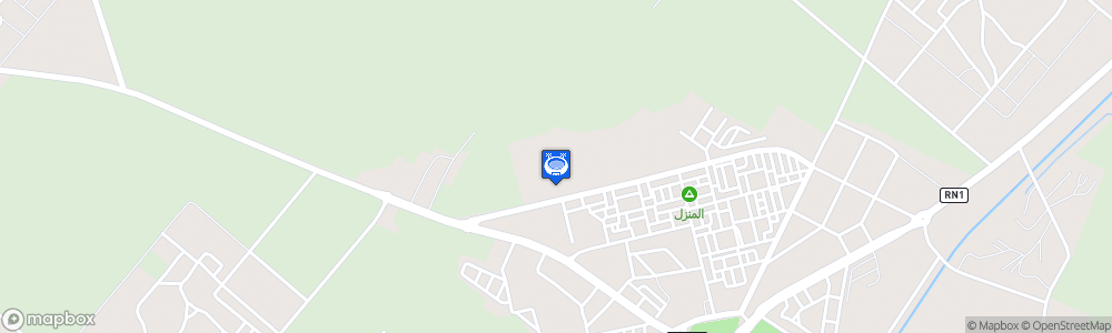 Static Map of Stade Ahmed choukri