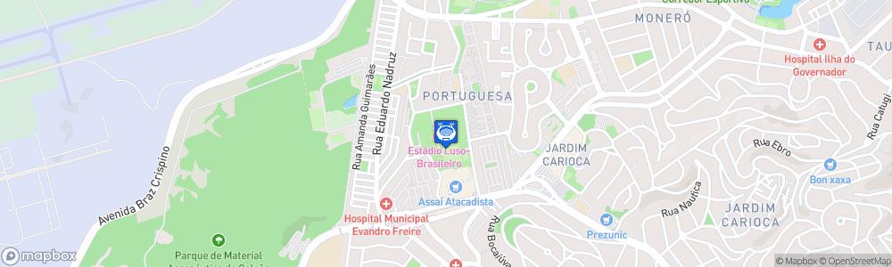 Static Map of Estádio Luso Brasileiro