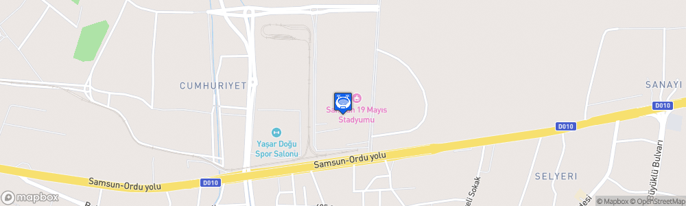 Static Map of Samsun 19 Mayıs Stadyumu