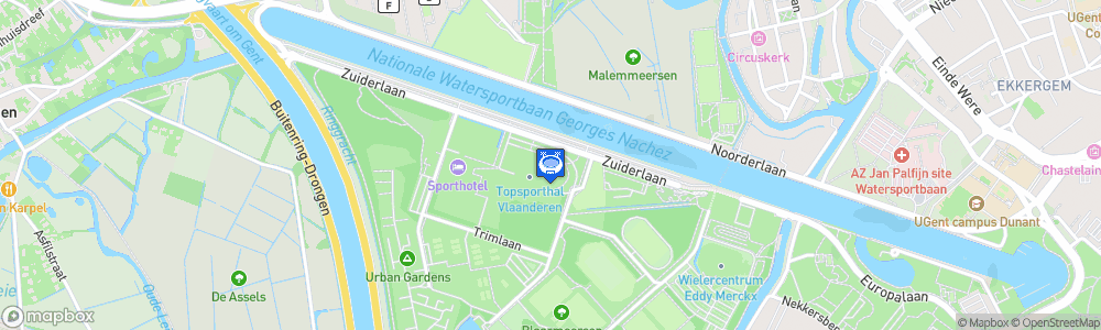 Static Map of Flanders Sports Arena