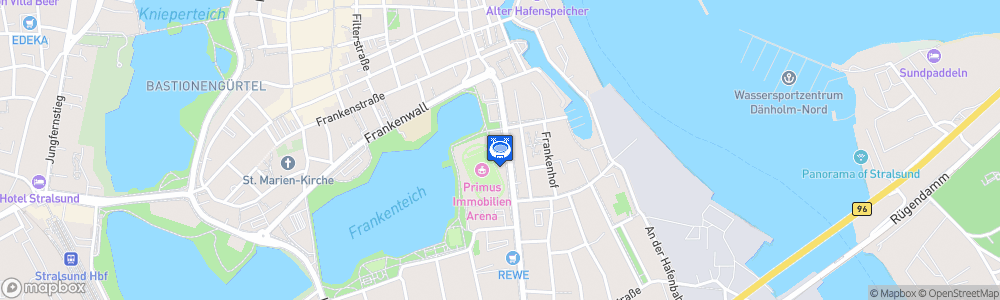 Static Map of Primus Immobilien Arena