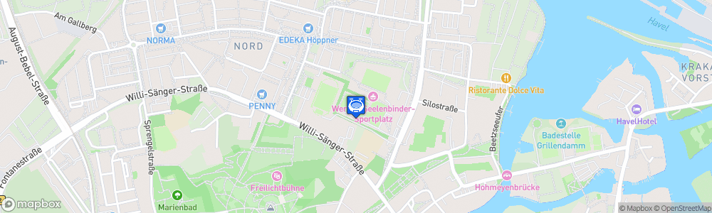 Static Map of Werner-Seelenbinder-Sportplatz