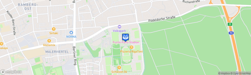 Static Map of Fuchs-Park-Stadion
