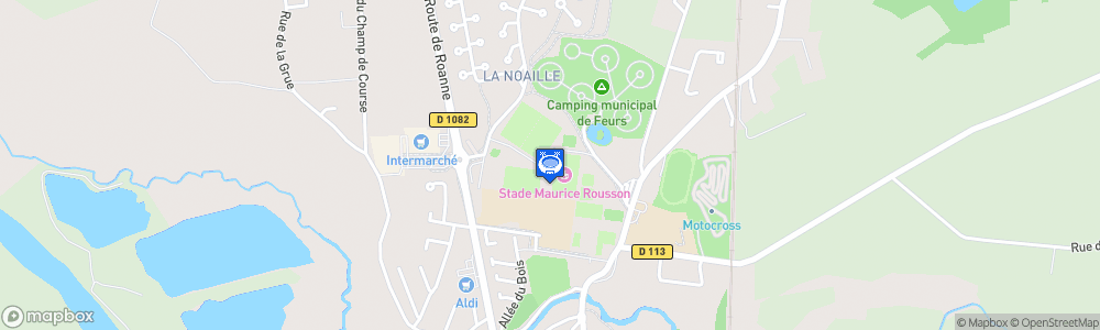 Static Map of Stade Maurice Rousson