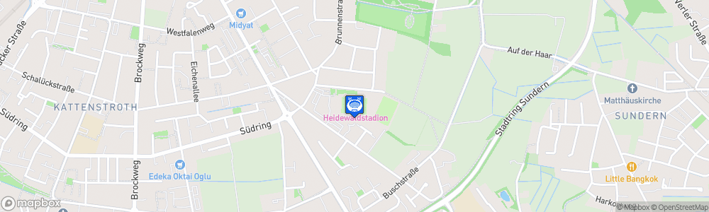 Static Map of Heidewaldstadion