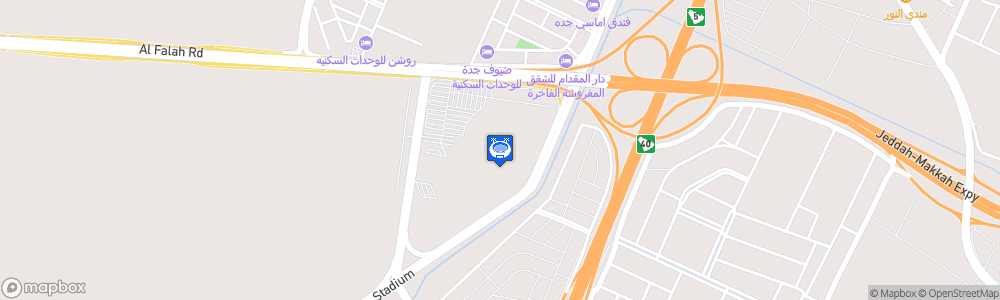 Static Map of Prince Abdullah Al Faisal Stadium