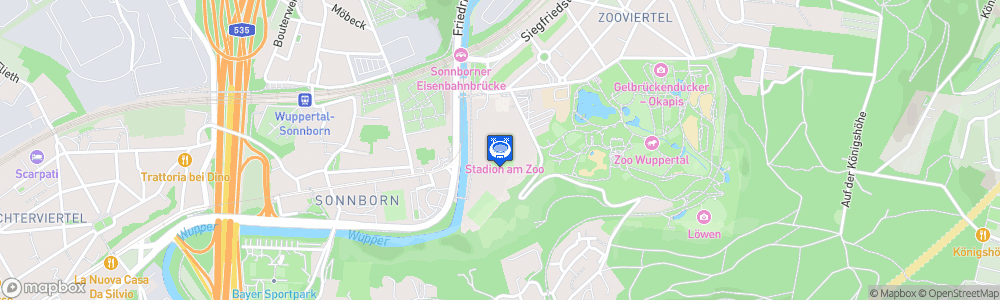 Static Map of Stadion am Zoo