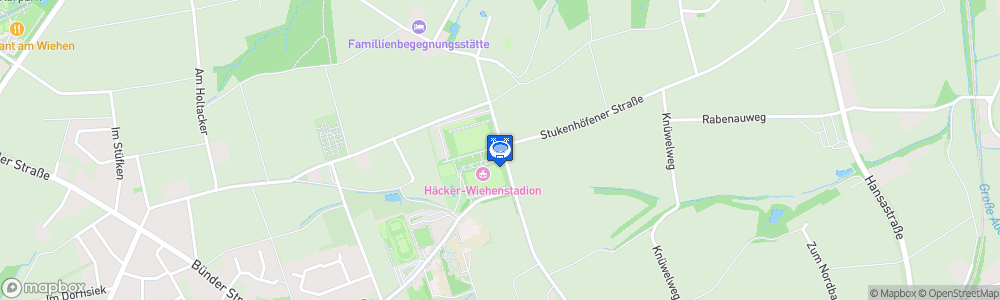 Static Map of Häcker-Wiehenstadion