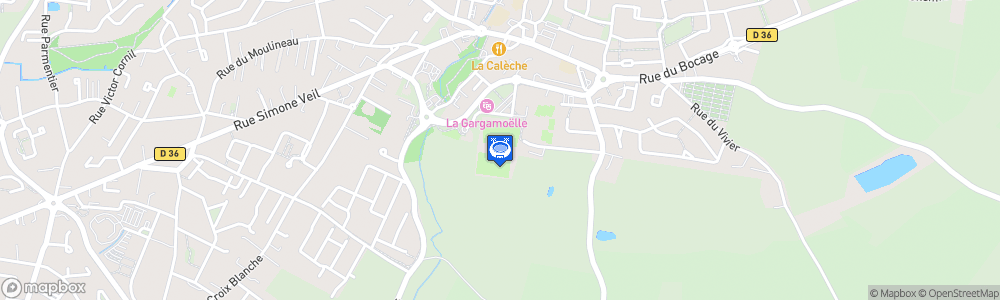 Static Map of Stade Albert-Robin