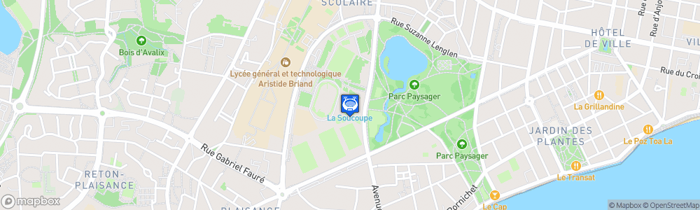 Static Map of Palais des sports de Saint-Nazaire