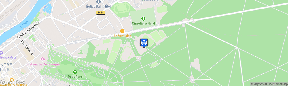 Static Map of Stade Paul Cosyns
